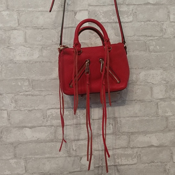 Rebecca Minkoff Handbags - Rebecca Minkoff red leather Crossbody